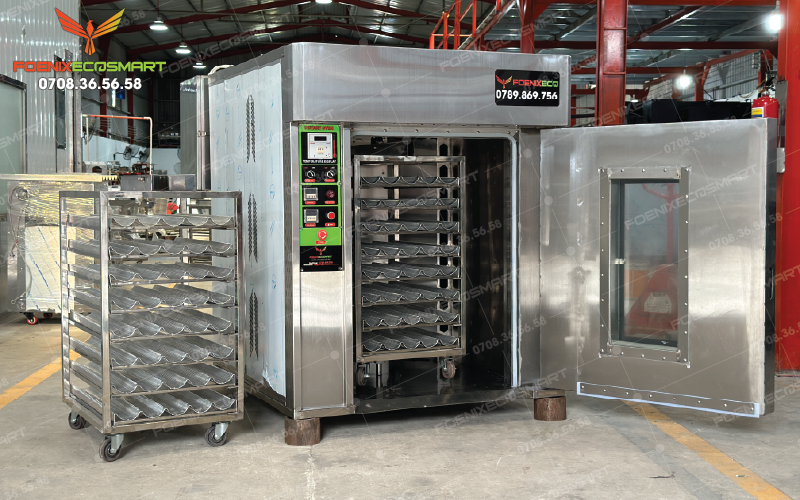 Lò Nướng Bánh Mì Xoay 8 Khay Điện Dầu FOENIX ECO 18 HÌnh ảnh thực tế Lò Nướng Bánh Mì Xoay 8 Khay Điện Dầu FOENIX ECO-3