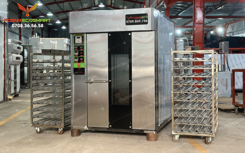 Lò Nướng Bánh Mì Xoay 10 Khay Điện FOENIX ECO 20 Hình ảnh thực tế Lò Nướng Bánh Mì Xoay 10 Khay Điện FOENIX ECO-2