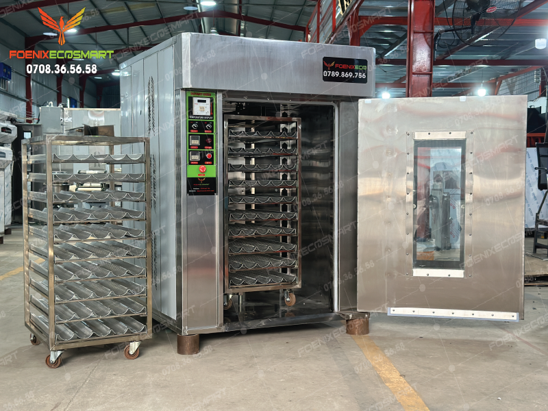 Lò Nướng Bánh Mì Xoay 10 Khay Dầu FOENIX ECO 19 Hình ảnh thực tế Lò Nướng Bánh Mì Xoay 10 Khay Dầu FOENIX ECO-3