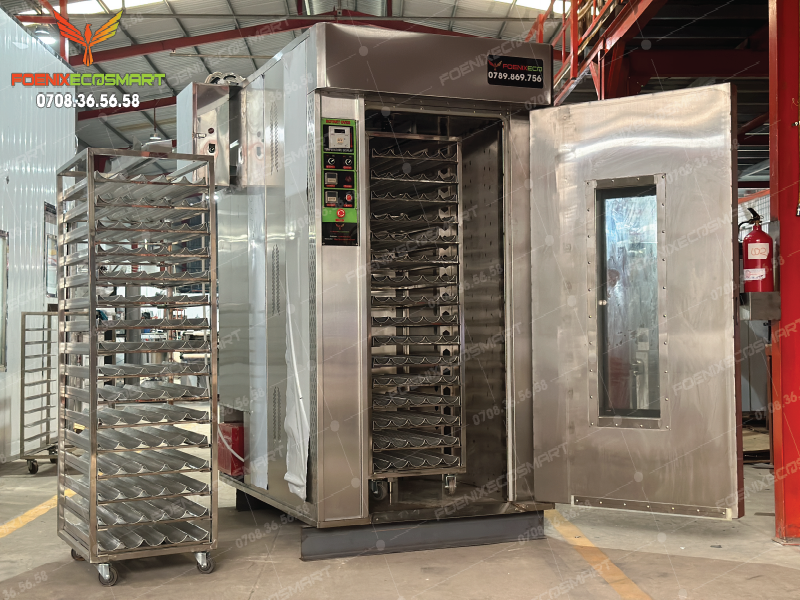 Hình ảnh thực tế Lò Nướng Bánh Mì Xoay 16 Khay Dầu FOENIX ECO-3