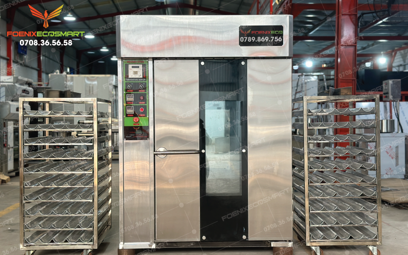 Lò Nướng Bánh Mì Xoay 10 Khay Điện FOENIX ECO 18 Hình ảnh thực tế Lò Nướng Bánh Mì Xoay 10 Khay Điện FOENIX ECO-1