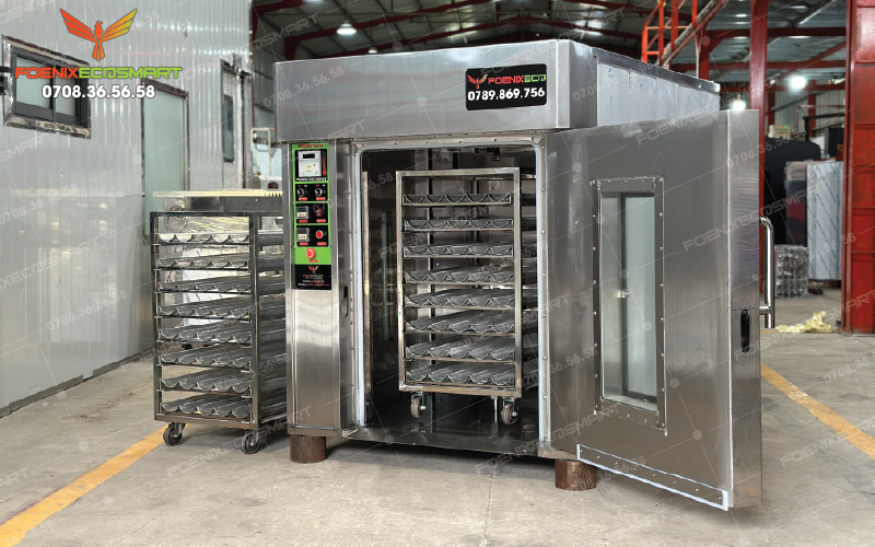 Lò Nướng Bánh Mì Xoay 8 Khay Dầu FOENIX ECO 18 Hình ảnh thực tế Lò Nướng Bánh Mì Xoay 8 Khay Dầu FOENIX ECO-2