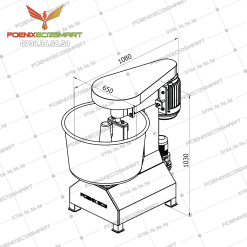 Máy Trộn Bột Bánh Mì 15kg 3 Phase FOENIX ECO 4 COI 15KG 1200x1200 01