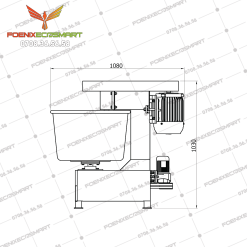 Máy Trộn Bột Bánh Mì 15kg 3 Phase FOENIX ECO 5 COI 15KG 1200x1200 02