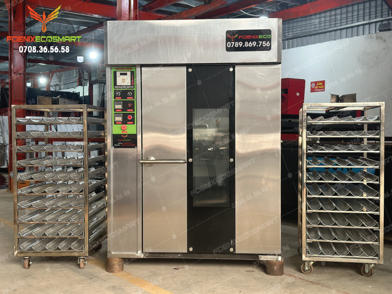 Lò Nướng Bánh Mì Xoay 10 Khay Điện Dầu FOENIX ECO 16 Hình ảnh thực tế Lò Nướng Bánh Mì Xoay 10 Khay Điện Dầu FOENIX ECO