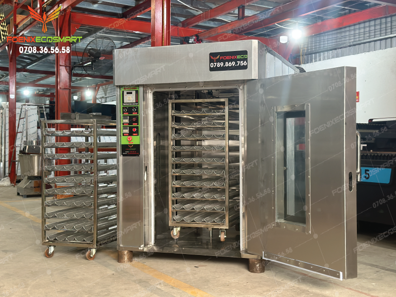 Lò Nướng Bánh Mì Xoay 10 Khay Điện Dầu FOENIX ECO 19 Hình ảnh thực tế Lò Nướng Bánh Mì Xoay 10 Khay Điện Dầu FOENIX ECO-3
