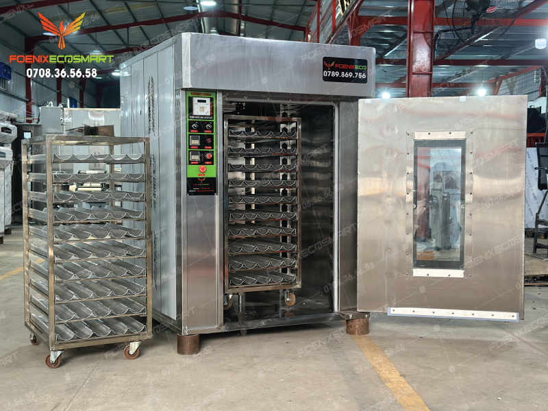 Lò Nướng Bánh Mì Xoay 10 Khay Điện FOENIX ECO 22 Hình ảnh giao hàng Lò Nướng Bánh Mì Xoay 10 Khay Điện FOENIX ECO
