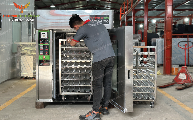 Lò Nướng Bánh Mì Xoay 8 Khay Điện FOENIX ECO 19 Hình ảnh giao hàng Lò Nướng Bánh Mì Xoay 8 Khay Điện FOENIX ECO-1