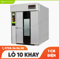 Lò nướng công nghiệp xoay điện 10 khay Foenix Eco