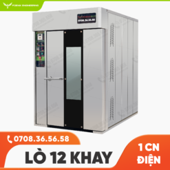 Lò nướng công nghiệp xoay 12 khay điện Foenix Eco
