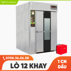 Lò Nướng Bánh Mì Xoay 12 Khay Dầu FOENIX ECO 2 Lò nướng bánh mì 12 khay xoay dầu Foenix Eco