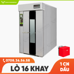 Ưu đãi sốc dành cho người nhanh tay chốt đơn lò nướng bánh mì xoay 10 khay Foenix 19 Lò nướng xoay dầu 16 khay Foenix Eco