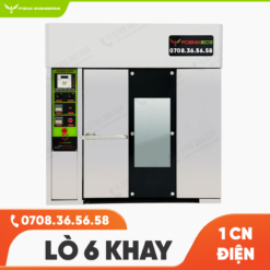 Lò nướng bánh mì xoay điện 6 khay Foenix Eco