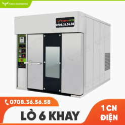 Lò nướng xoay điện 6 khay Foenix Eco