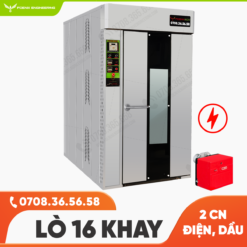 Lò Nướng Bánh Mì Xoay 16 Khay Điện Dầu FOENIX ECO 2 Lò xoay điện dầu 16 khay Foenix Eco