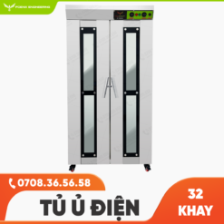 Tủ ủ bột điện 32 khay Foenix Eco