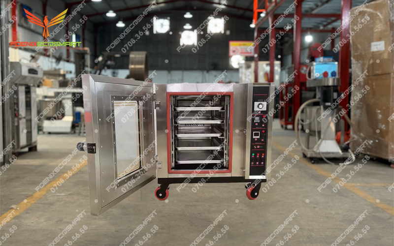 Hình ảnh thực tế Lò Nướng Bánh Mì Đối Lưu 5 Khay FOENIX ECO