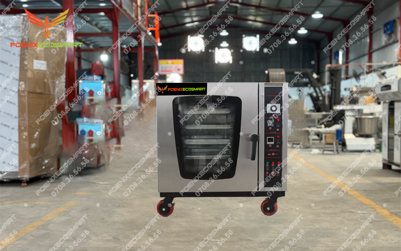 Lò Nướng Bánh Mì Đối Lưu 5 Khay FOENIX ECO 2 Hình ảnh thực tế Lò Nướng Bánh Mì Đối Lưu 5 Khay FOENIX ECO