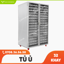 Tủ Ủ Bột 32 Khay Không Điện FOENIX ECO 2 Tủ ủ bột không điện 32 khay Foenix Eco