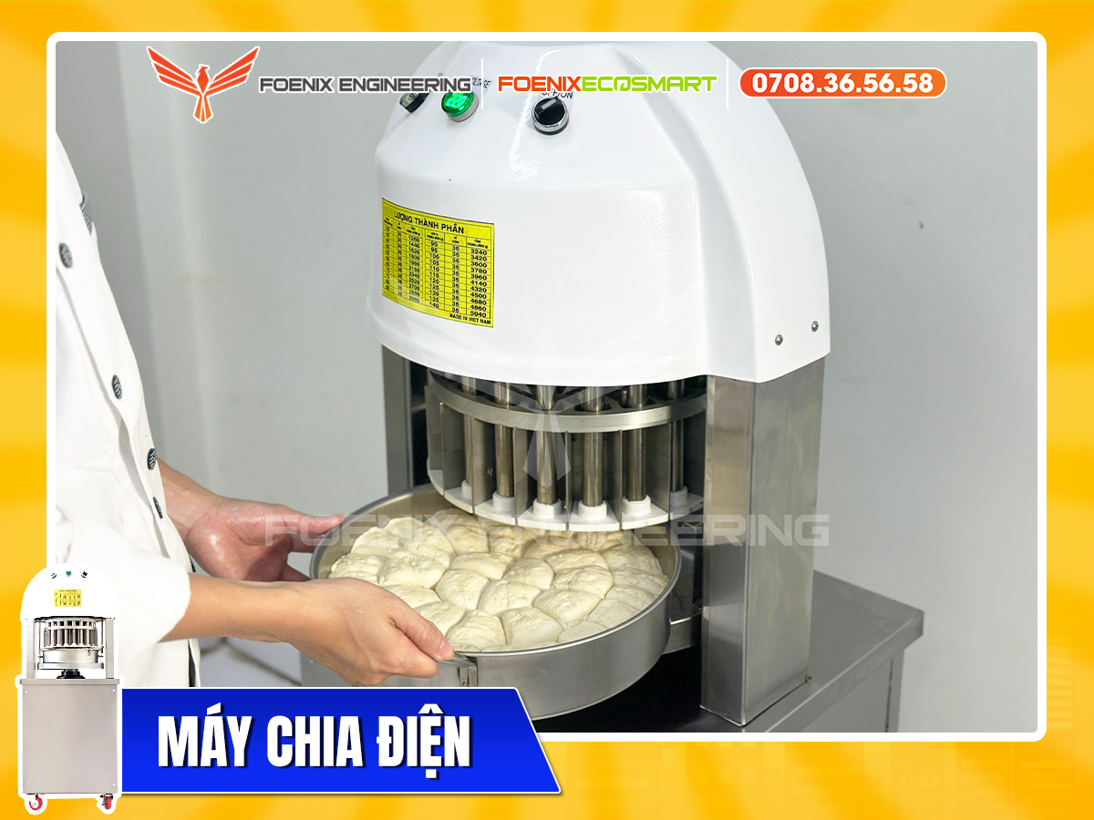 Ưu điểm nổi bật của Máy Chia Bột Bằng Điện Máy Chia Bột 36 Phần
