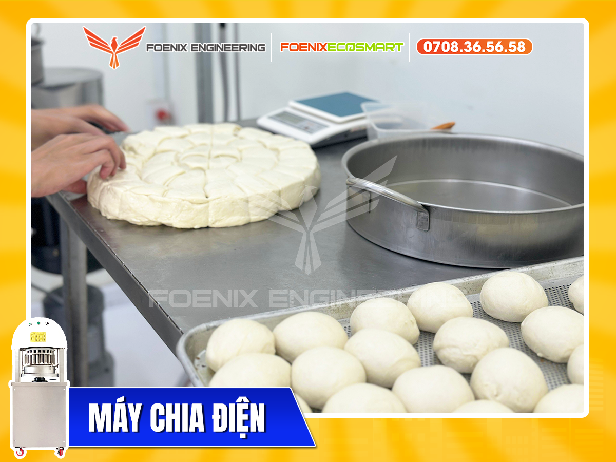 Thành phẩm bột được chia từ Máy Chia Bột Điện 36 Phần Máy Chia Bột 36 Phần