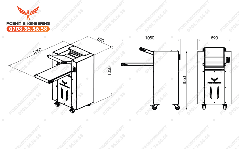 máy cán bột liên hoàn