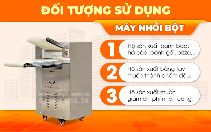 máy cán bột liên hoàn