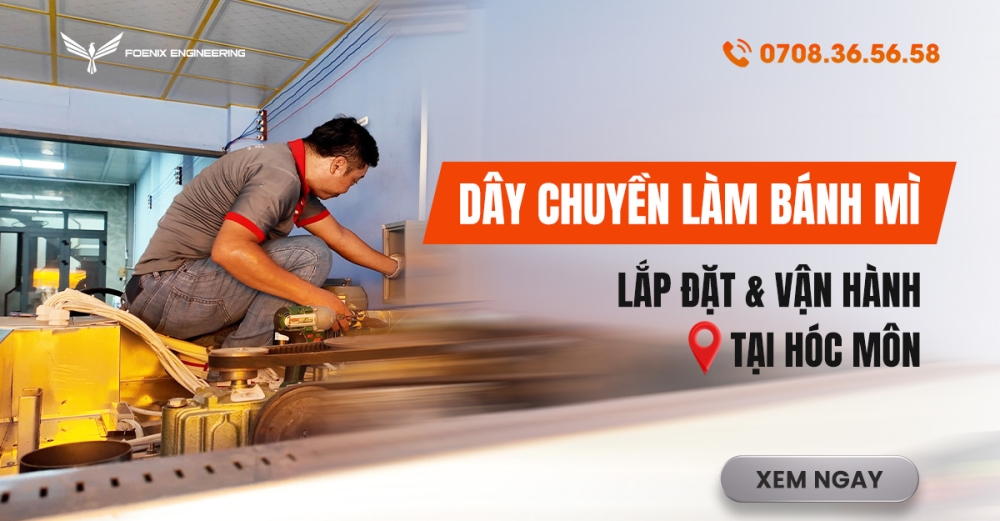 Day chuyen lam banh mi