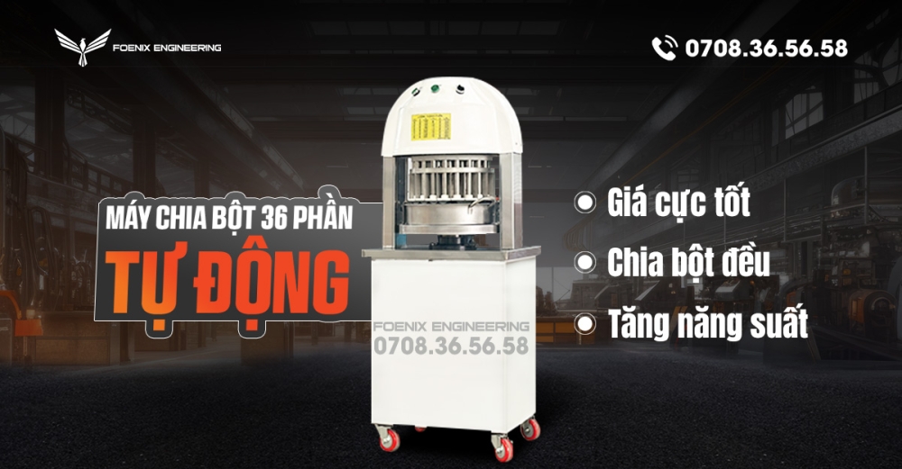 May chia bot banh bao 36 phan tu dong