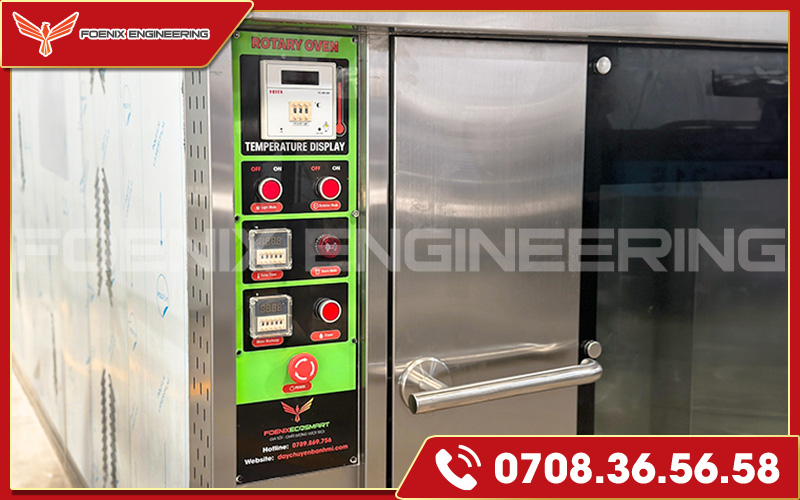 Bảng điều khiển tự động lò nướng bánh mì