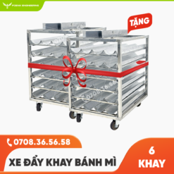 Dây chuyền làm bánh mì xoay 6 khay Foenix Eco