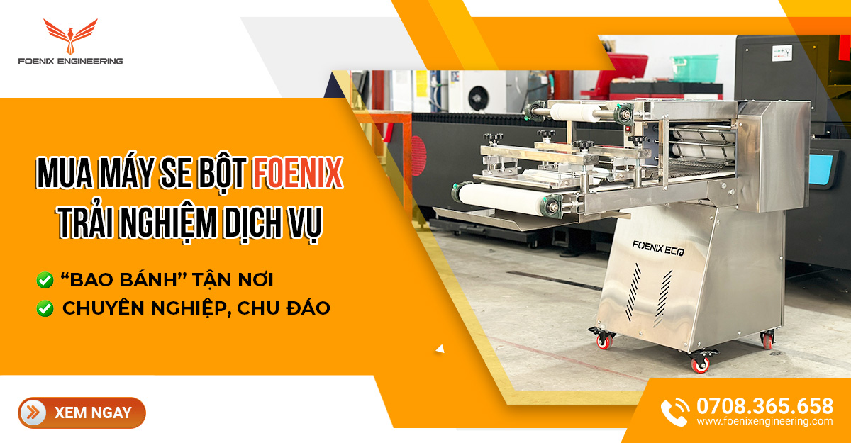 Mua máy se bột Foenix, trải nghiệm ngay dịch vụ "bao bánh" tận nơi 1 Mua may se bot banh mi foenix trai nghiem bao banh tan noi 9