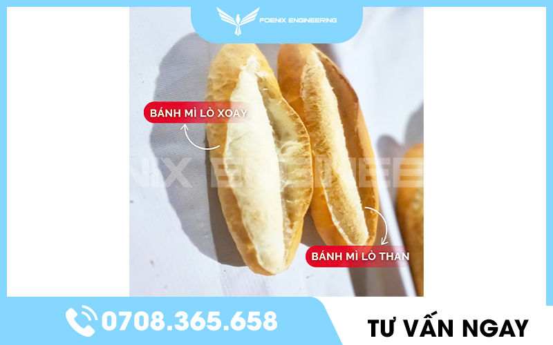 Sự khác biệt giữa bánh mì nướng than và bánh mì nướng bằng lò xoay lò nướng bánh