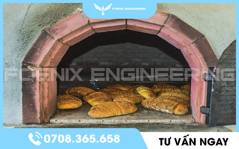 Lò nướng bánh mì bằng than lò nướng bánh mì
