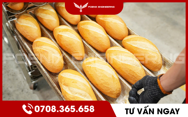 Nướng bánh chín đều, vàng giòn, chất lượng ổn định lò nướng bánh mì xoay lớn nhất việt nam