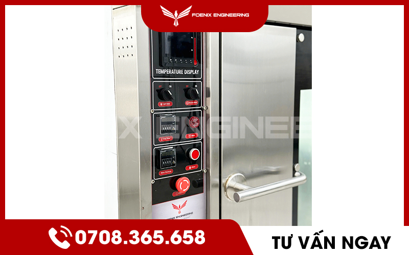 Bảng điều khiển thông minh, dễ sử dụng lò nướng bánh mì xoay