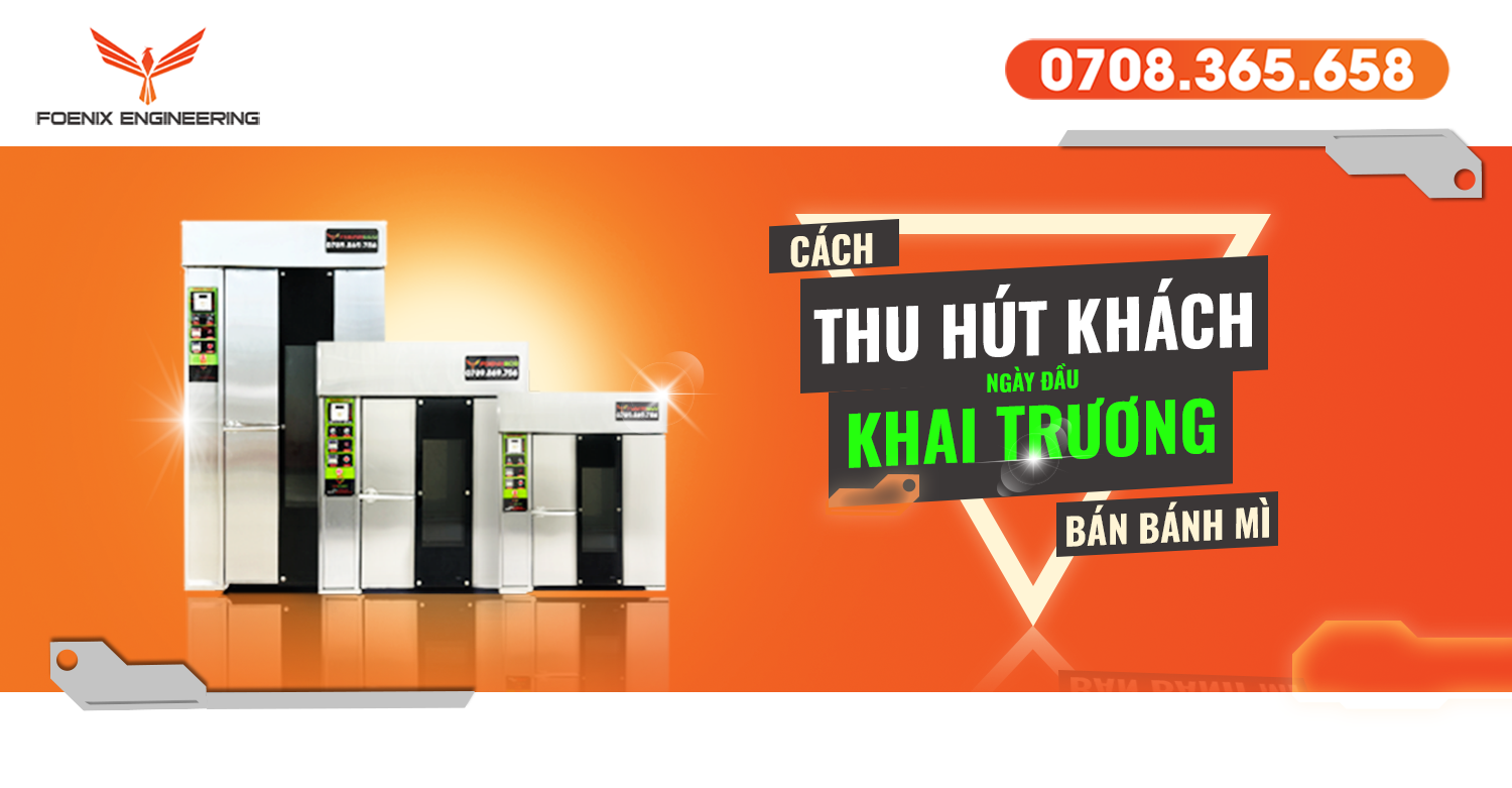 Cách bán bánh mì đông khách