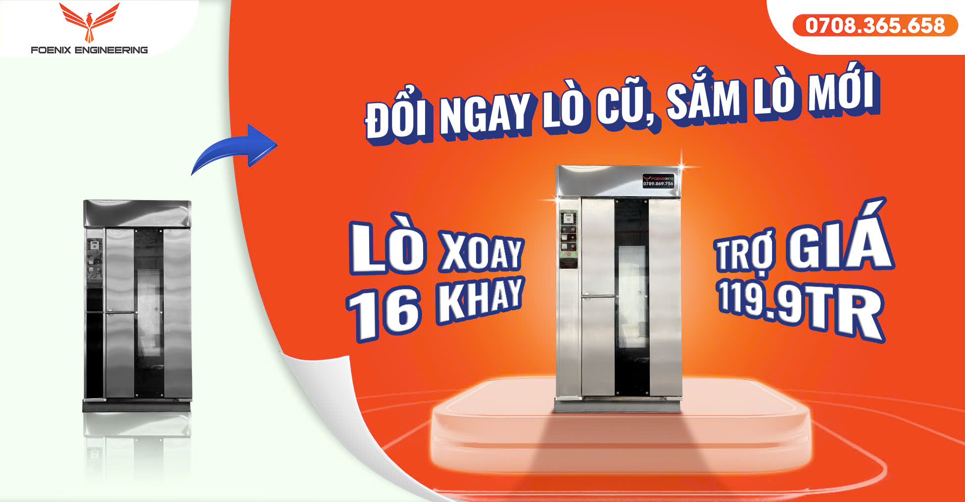 Khách ở Bảo Lộc đổi lò cũ sắm lò mới tại Foenix