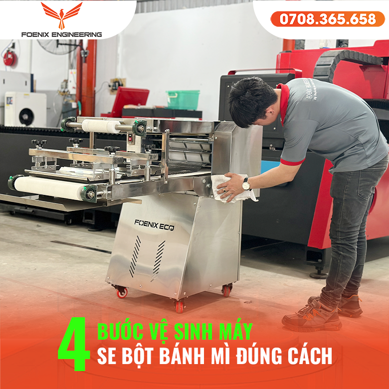 Mẹo vệ sinh máy se bột bánh mì hiệu quả, đơn giản 41 Các bước vệ sinh máy se bột bánh mì