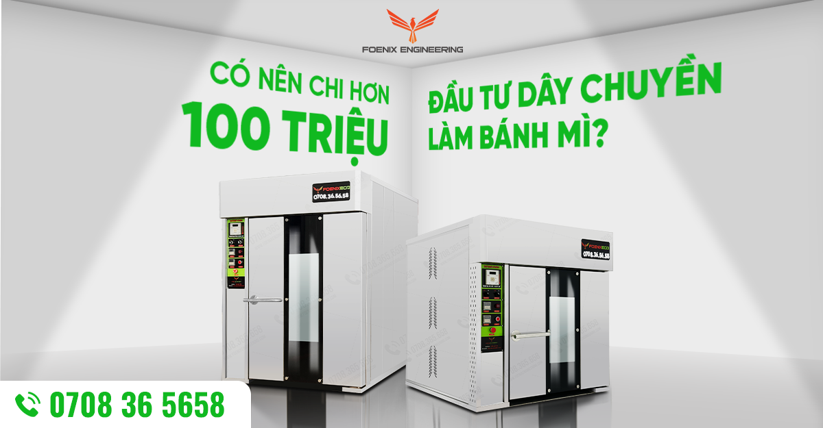 Chi hơn 100tr đầu tư dây chuyền làm bánh mì