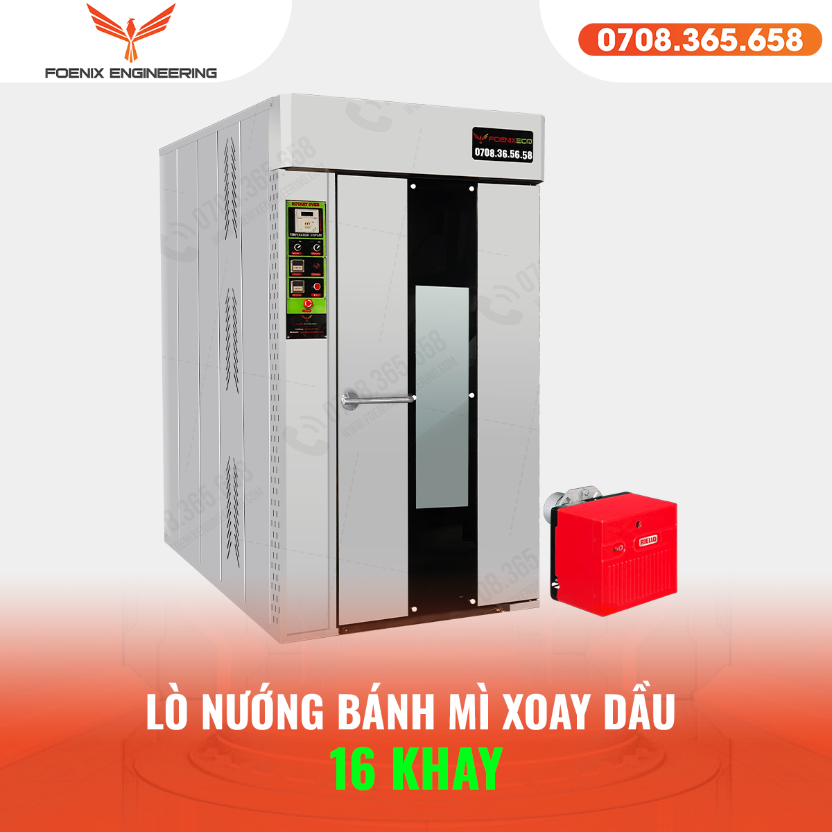Tư vấn chọn mua lò nướng bánh mì nhiều khay: Giá tốt, bền bỉ, dễ vận hành 40 Lò nướng bánh mì xoay dầu 16 khay
