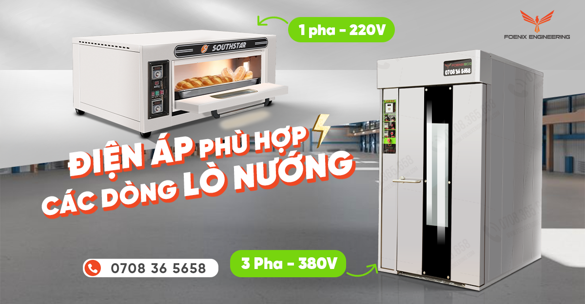 Bật mí dòng điện phù hợp các dòng lò nướng