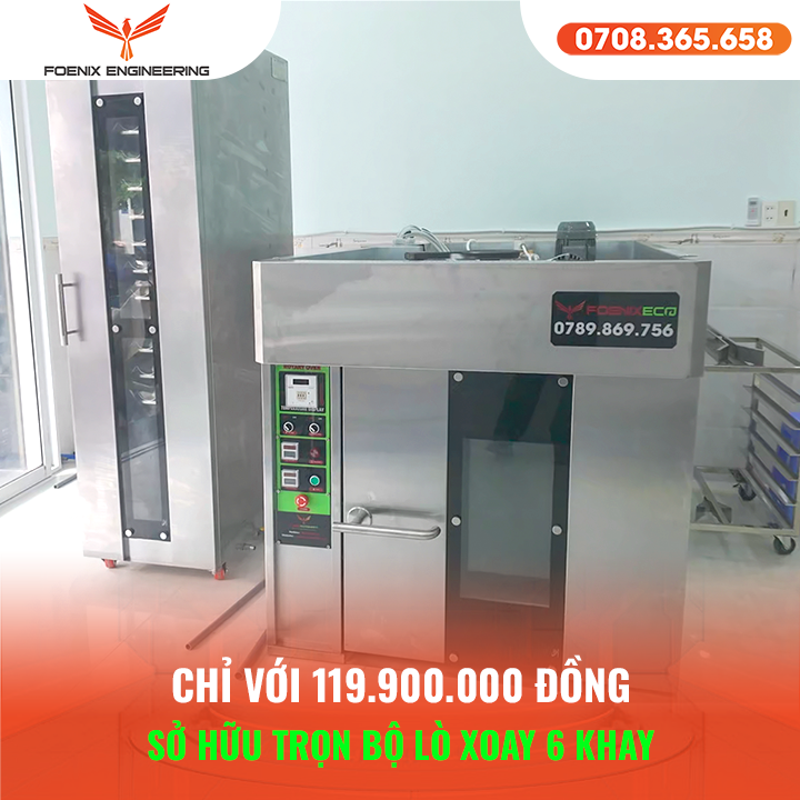Bắt Đầu Từ Con Số 0: Hành Trình Mở Tiệm Bánh Mì Của Anh Khách Trẻ Với Bộ Lò Xoay 6 Khay 42 Dây chuyền làm bánh mì hiện đại giá tốt