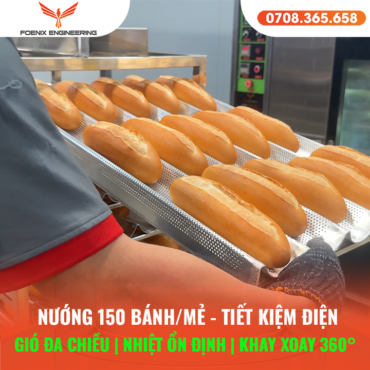 Ưu đãi sốc dành cho người nhanh tay chốt đơn lò nướng bánh mì xoay 10 khay Foenix 41 Nên mua lò xoay 10 khay cho tiệm bánh nhỏ hay lớn?