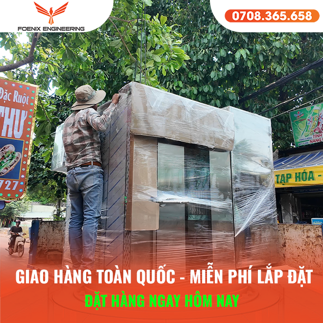 Ưu đãi sốc dành cho người nhanh tay chốt đơn lò nướng bánh mì xoay 10 khay Foenix 42 Lợi ích khi mua lò nướng xoay 10 khay ngay hôm nay