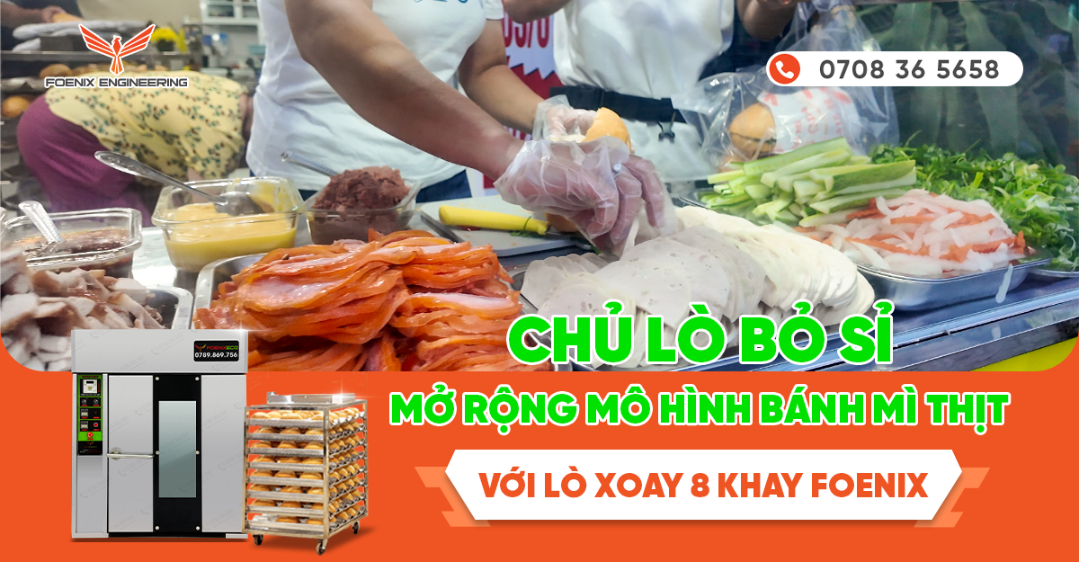Bài toán kinh doanh bánh mì thịt tại lò bánh mì bỏ sỉ