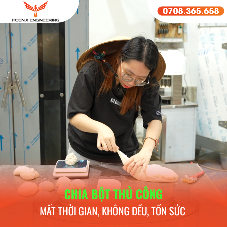 Giải Đáp: Máy Chia Bột Bằng Điện Có Chia Được Bột Bánh Bao Không? 2 Nhược điểm của chia bột bằng tay