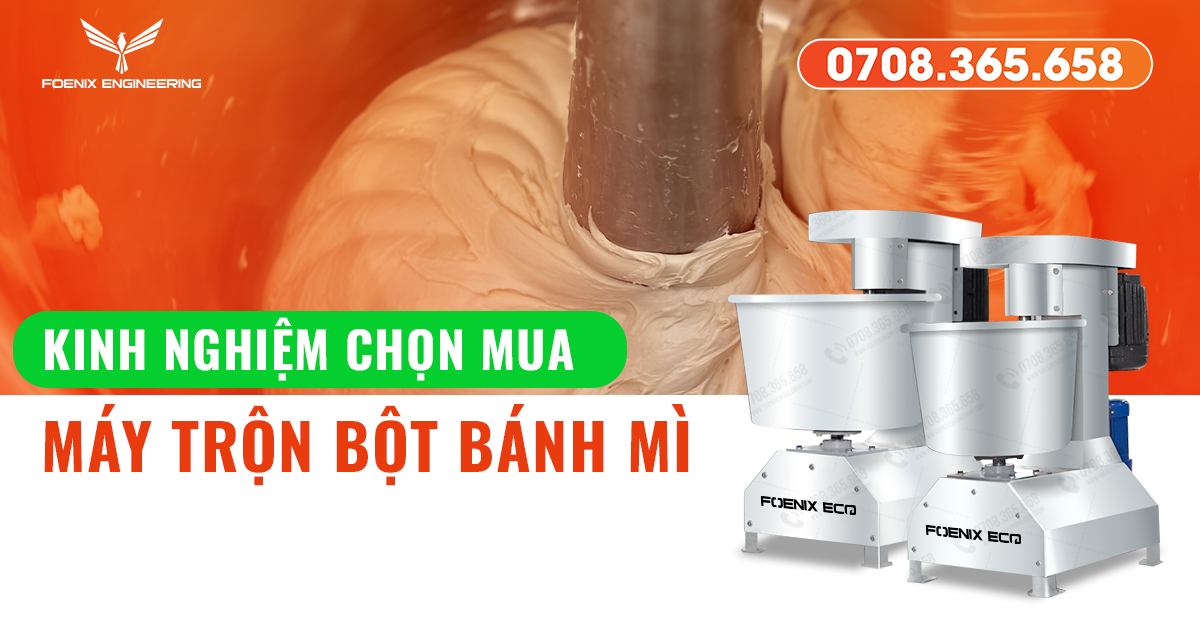 Kinh nghiệm mua máy trộn bột