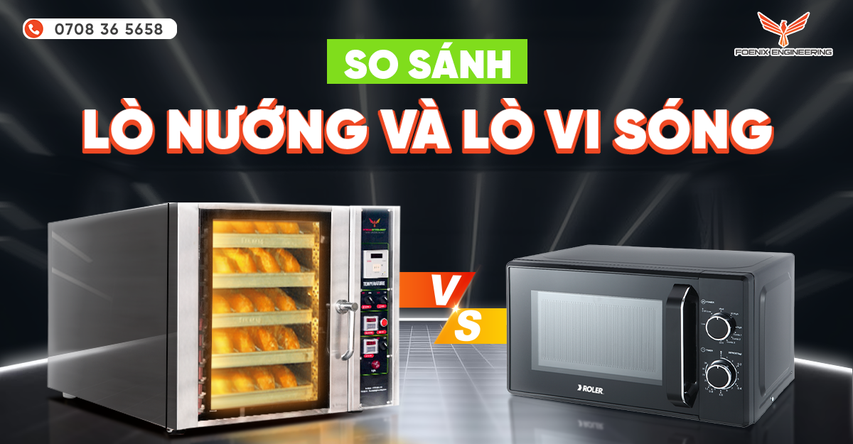 Lò nướng với lò vi sóng khác nhau như thế nào?