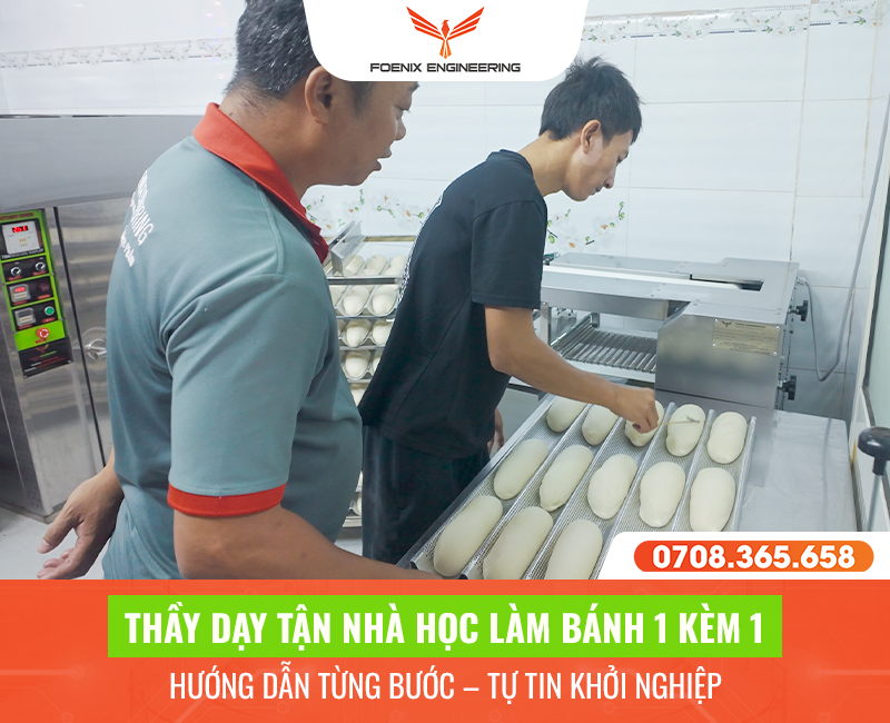 Tặng Khóa Học Làm Bánh Mì Khi Mua Trọn Bộ Dây Chuyền Tại Foenix Khởi Nghiệp Dễ Dàng 4 Khóa học làm bánh mì dễ hiểu, dễ làm